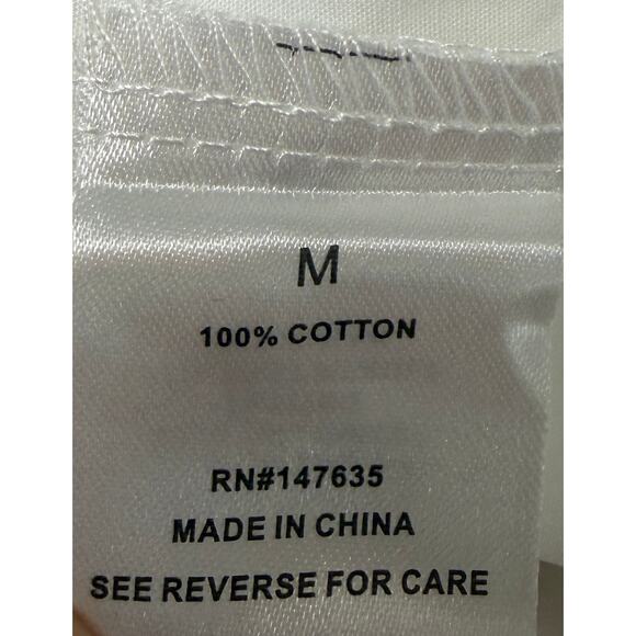 Romeo + Juliet Couture Ruffle Off Shoulder Top Gingham Stripe Tiered Blouse M - Picture 7 of 9